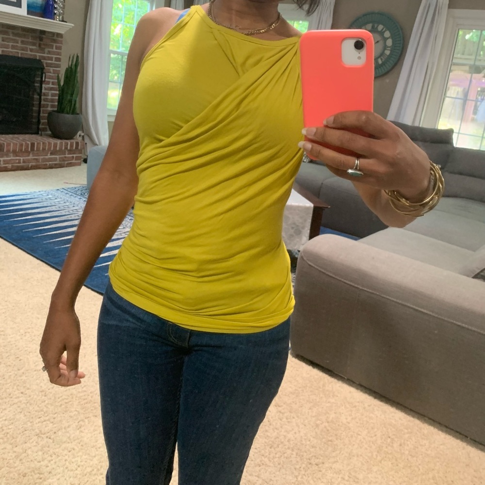 Mustard Yellow Benetton Tank Top, Size XS, EUC